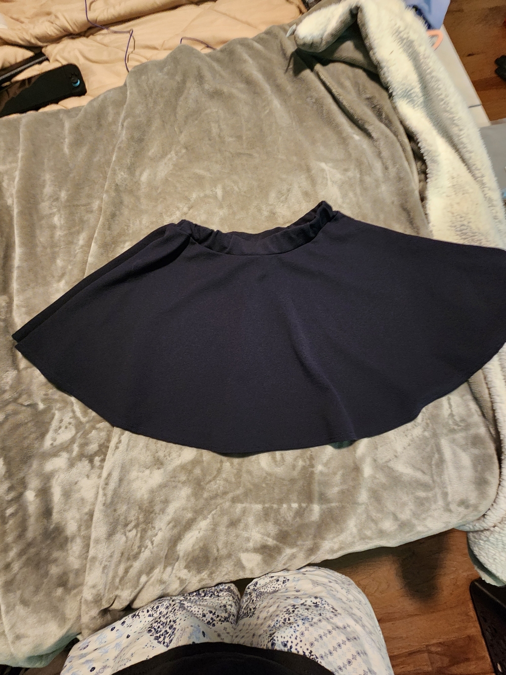 Classic Navy Circle Skirt - Flared Women’s Skater Skirt